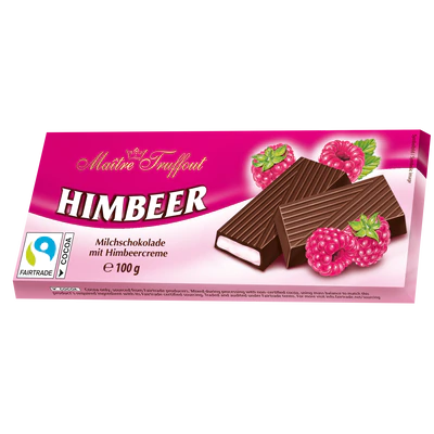 Maître Truffout Cremeschokolade Himbeer 100 g