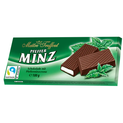 Maître Truffout Cremeschokolade Pfefferminz 100 g