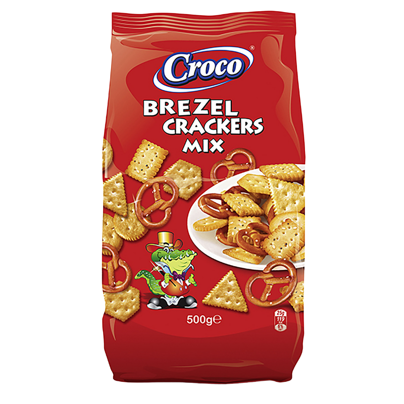 CROCO Mischung aus Crackern und Brezeln 500 g