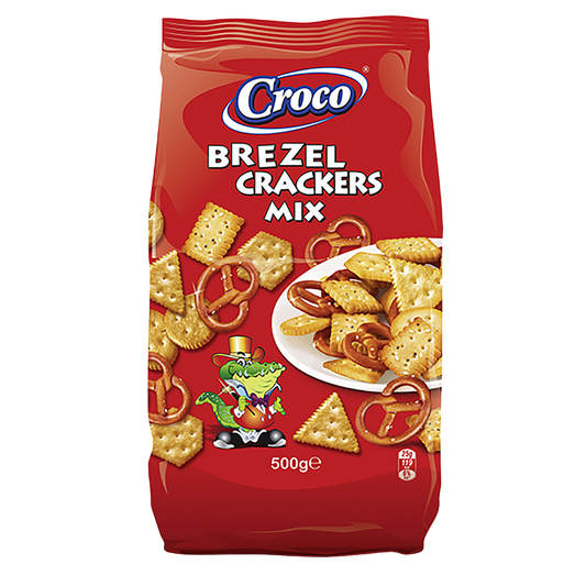 CROCO Mischung aus Crackern und Brezeln 500 g