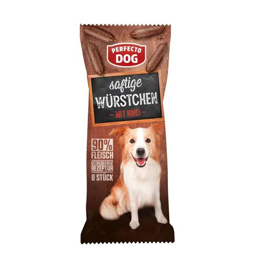 Perfecto Dog 8 saftige Würstchen mit Rind 60 g