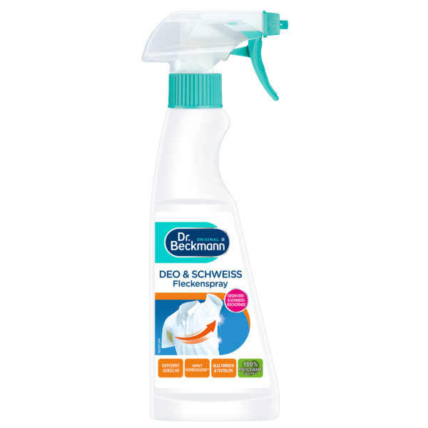 Dr. Beckmann Fleckenspray Deo & Schweiß, 250 ml