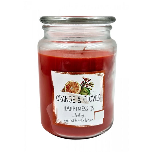Duftkerze im Glas „Orange & Nelke“ BIG JAR 18 oz