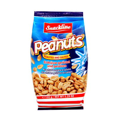 Snackline Erdnüsse geröstet und gesalzen 150 g