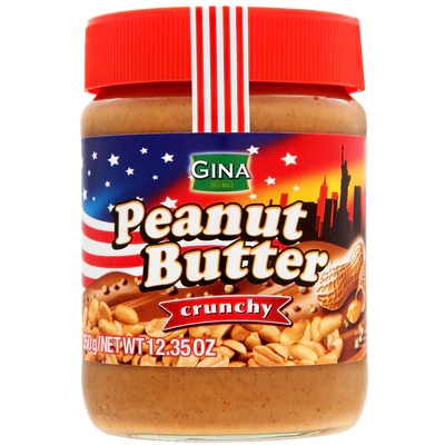 Gina Erdnussbutter Crunchy 350 g