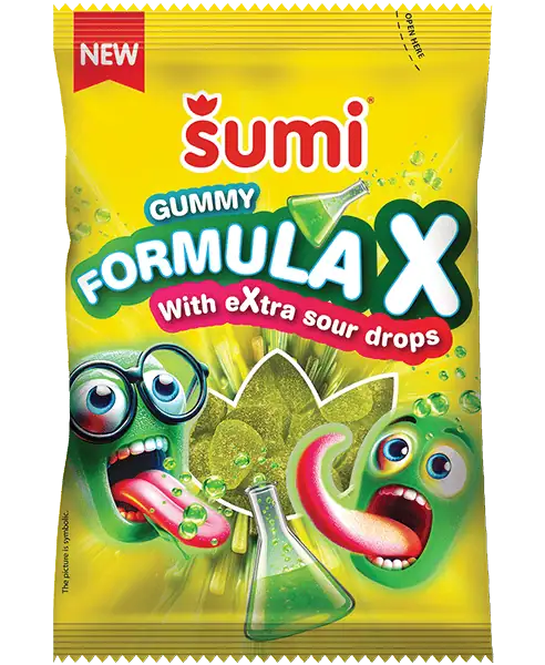 Šumi Formula X Gummibonbons, 200 g