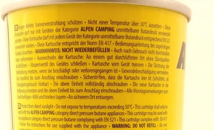 Butane Gas Kartusche REX 400ml 227g