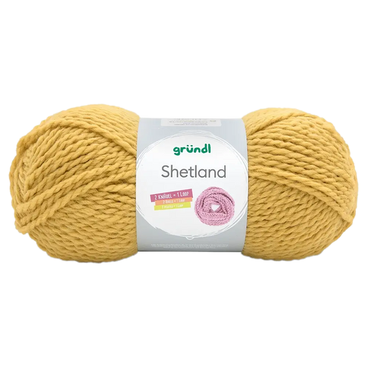 Gründl Shetland, 100 g, Farbe 16 Curry