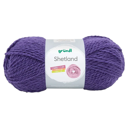 Gründl Shetland Strickgarn 100 g lila