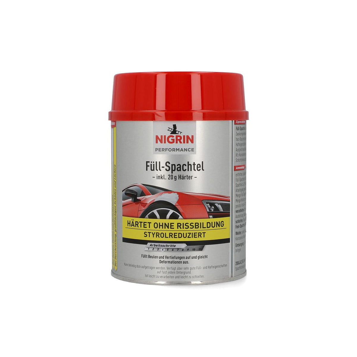 NIGRIN Performance Füll-Spachtel 1 kg, 2-teilig