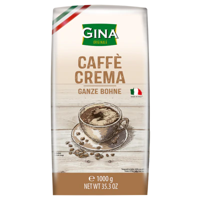 Gina Caffè Crema Kaffeebohnen 1 kg
