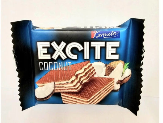Kokoswaffeln Karmela Excite Coconut, 5 × 40 g