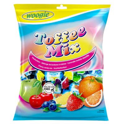 Woogie Kaubonbons Toffee Mix 160 g