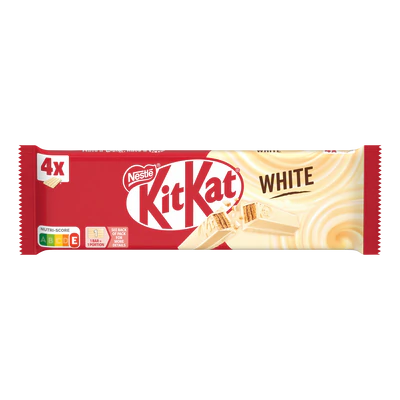 KitKat White Multipack, 4 Waffelriegel, 166 g