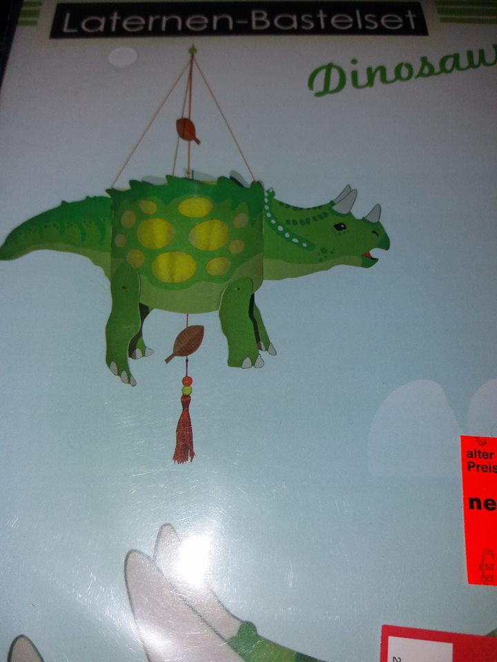 Laternen-Bastelset Dinosaurier