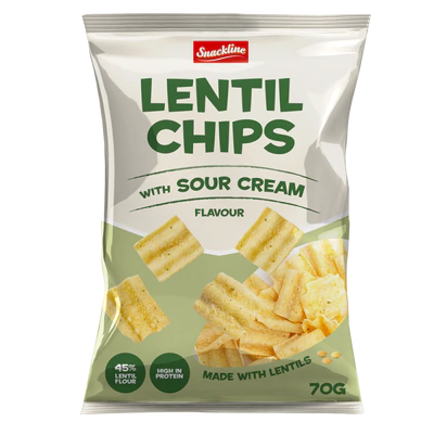 Snackline Linsenchips Sour Cream 70 g