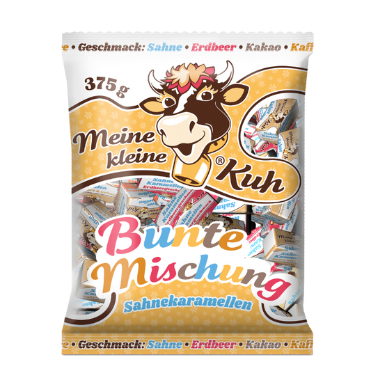 MEINE KLEINE KUH Bunte Mischung, 375 g Sahnekaramellen
