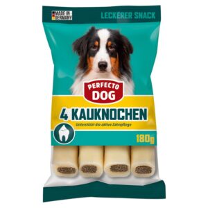 Perfecto Dog Gefüllte Kauknochen mit Rind, 4 Stück, 180 g