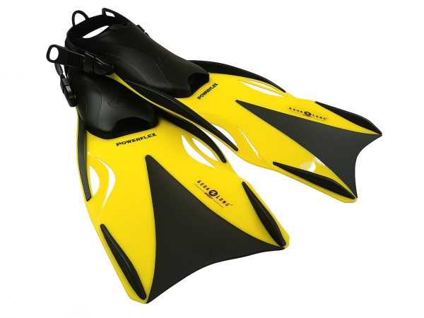 AQUA LUNG Powerflex Schwimmflosse, gelb, Größe 37