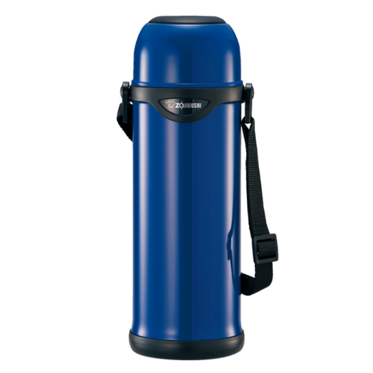 Zojirushi Isolierflasche Edelstahl mit Becher SJ-TG10-AA, 1,0 l, blau