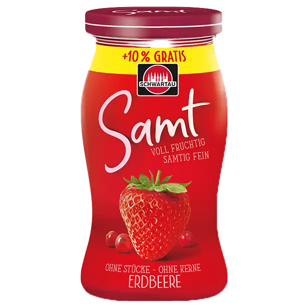 Schwartau Samt Erdbeere +10 % 297 g