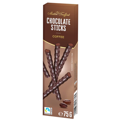 Zartbitterschokoladesticks Kaffee 75 g