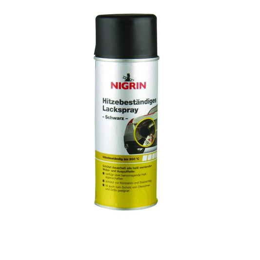 NIGRIN Hitzebeständiges Lackspray Schwarz 400 ml