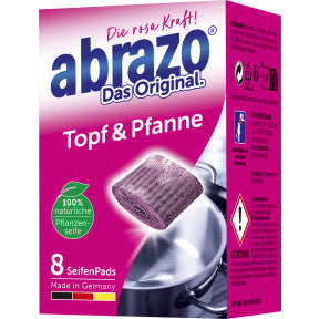 abrazo Topf & Pfanne Reinigungskissen, 8 Stück