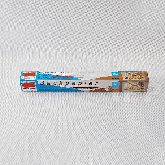 Quickpack Backpapier Rolle 8 m x 38 cm naturbraun