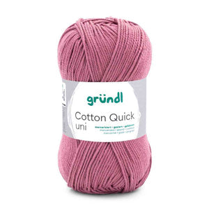 Gründl Cotton Quick uni Baumwollgarn 50 g, Altrosa 159