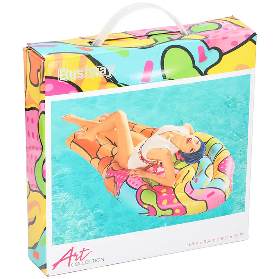Bestway Pop-Art-Eiscreme-Schwimmmatratze 43185, 188 × 95 cm