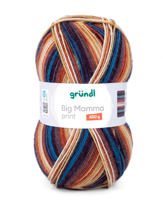 Gründl Big Mamma Print 57 – Farbverlaufsgarn, 400 g / 1.040 m