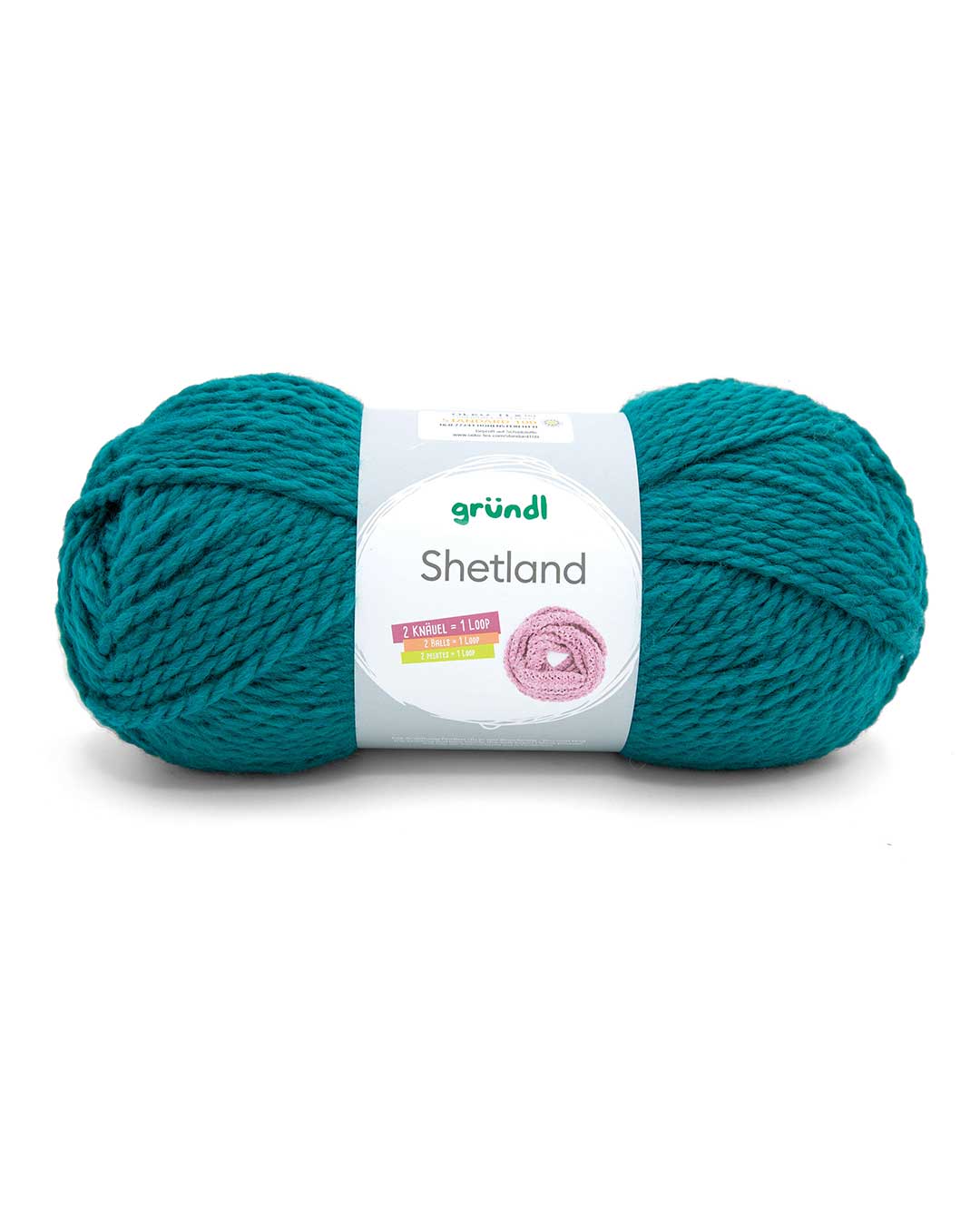 Gründl Shetland 100 g petrol