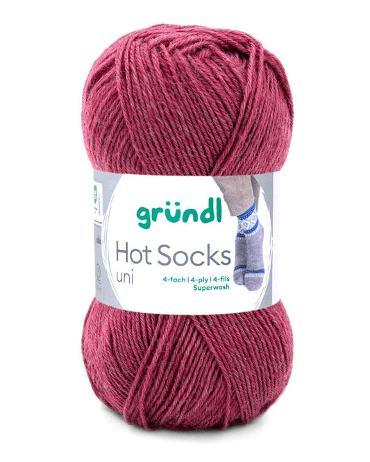 Gründl Hot Socks uni 50, Farbnummer 63, 50 g