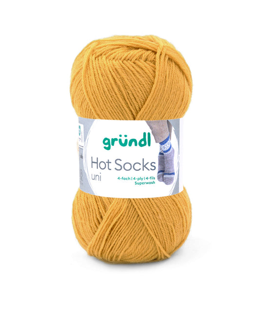 Gründl Hot Socks uni 50 g curry