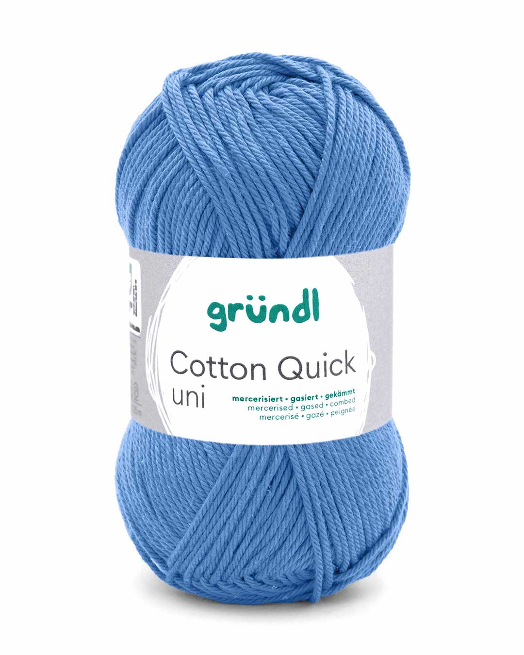 Gründl Cotton Quick uni 163 Ozean – 50 g
