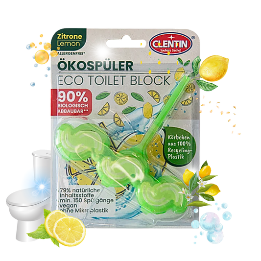 CLENTIN ECO Toilettenstein Zitrone 45 g