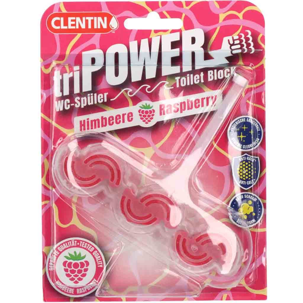 Clentin triPower WC-Spüler Himbeere 45 g
