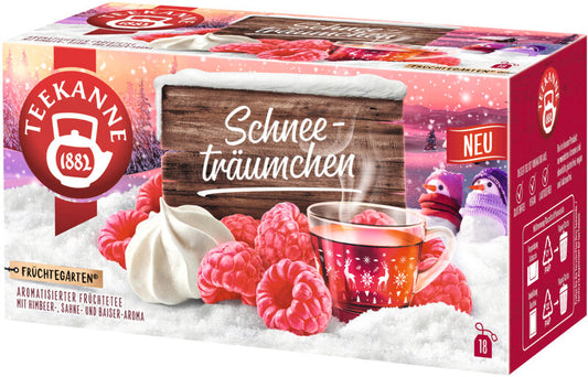 TEEKANNE Schneeträumchen Früchtetee, 18 Beutel