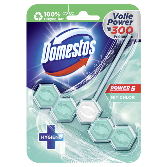 Domestos Power 5 WC-Stein mit Chlor, 55 g