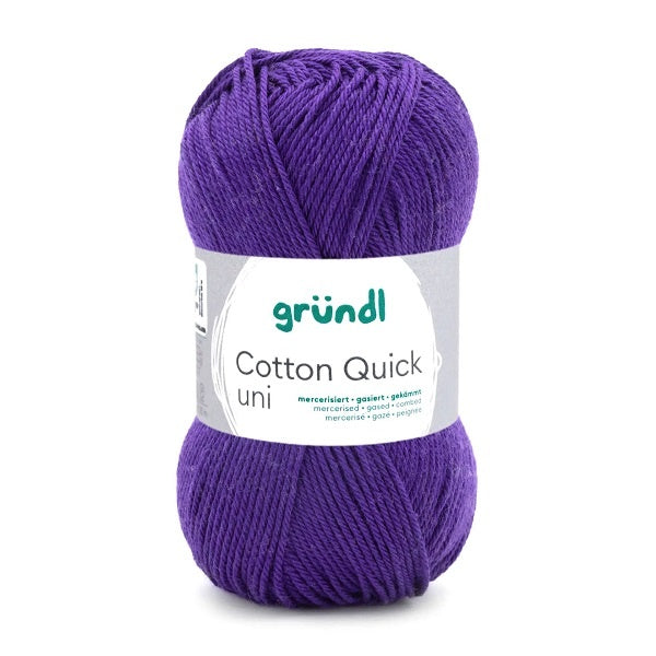 Gründl Cotton Quick uni 50 g Pflaume