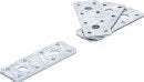 BGS Do it Yourself Flachverbinder 100 x 35 x 2 mm, 4-teilig