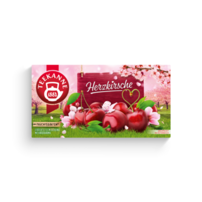 TEEKANNE Früchtegarten Herzkirsche, 20 Teebeutel (60 g)