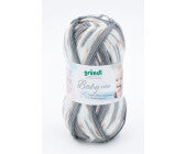 Gründl Wolle Baby color 50 g, beigebraun grau weiß rehbraun multicolor