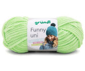 Gründl Funny uni Chenille-Garn hellgrün 100 g