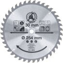 BGS Diy Hartmetall-Kreissägeblatt Ø 254 x 30 x 3,2 mm, 40 Zähne