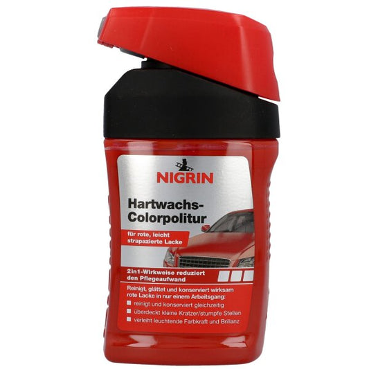 NIGRIN Hartwachs-Colorpolitur Rot 300 ml