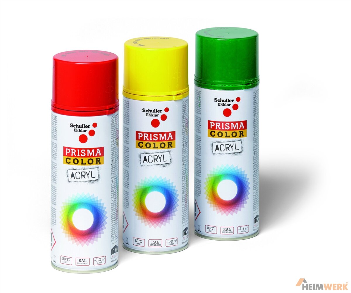 Schuller Prisma Color RAL 7032 Kieselgrau, glänzendes Acryllackspray, 400 ml