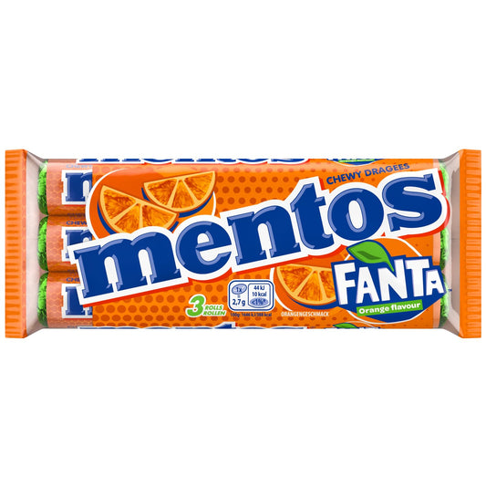 Mentos Fanta Orange 3x37,5 g