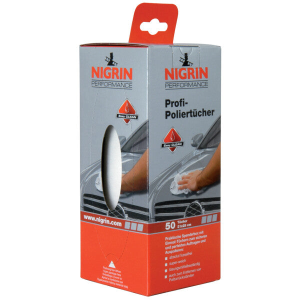 NIGRIN Performance Profi-Poliertücher 50 Stück